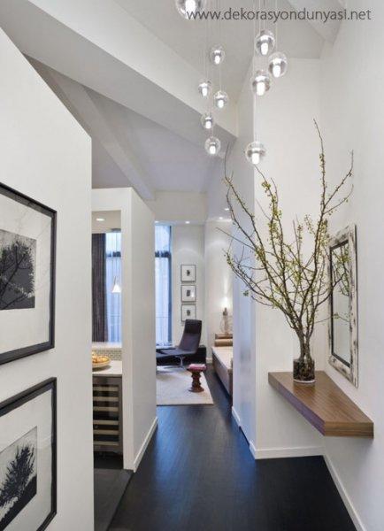 En şık koridor dekorasyonları 
