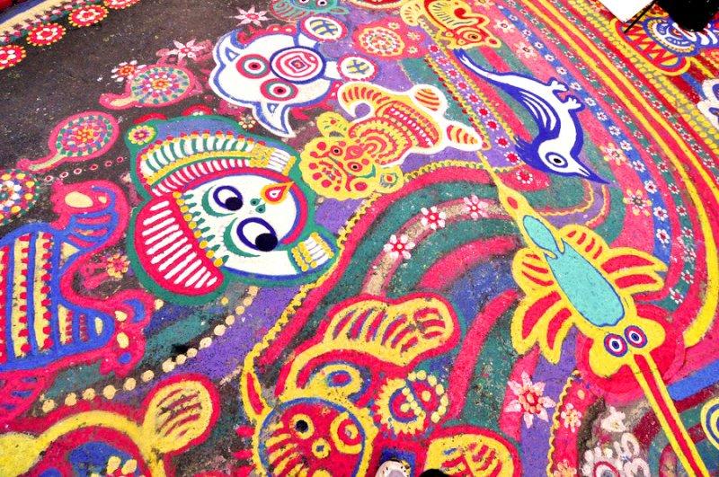 Tayvan'ın gökkuşağı köyü göz kamaştırıyor