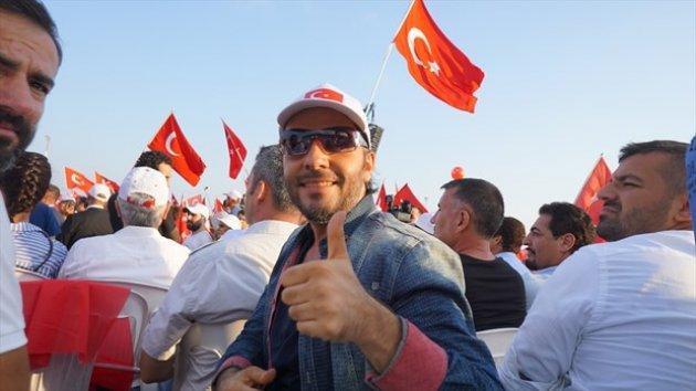 Yenikapı miting alanında ünlüler geçidi  - Resim 61