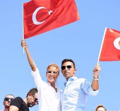 Yenikapı miting alanında ünlüler geçidi  - Resim 64