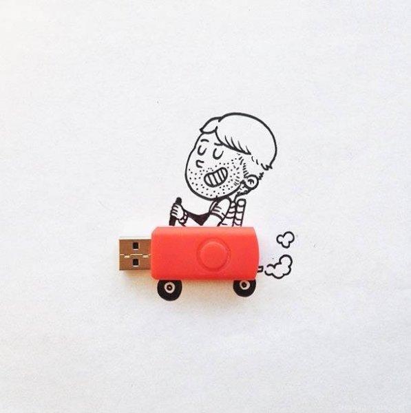 Eğlenceli çizimler 