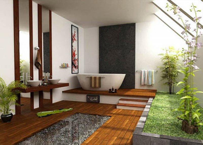 Az eşya ile dekora edilmiş Japon evleri