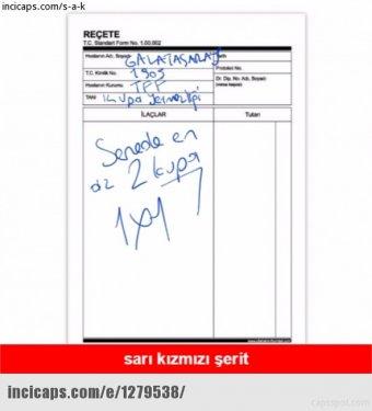 Galatasaray kupayı aldı capsler patladı