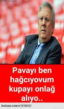 Galatasaray kupayı aldı capsler patladı