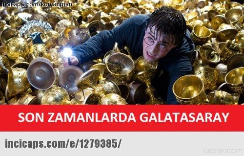 Galatasaray kupayı aldı capsler patladı