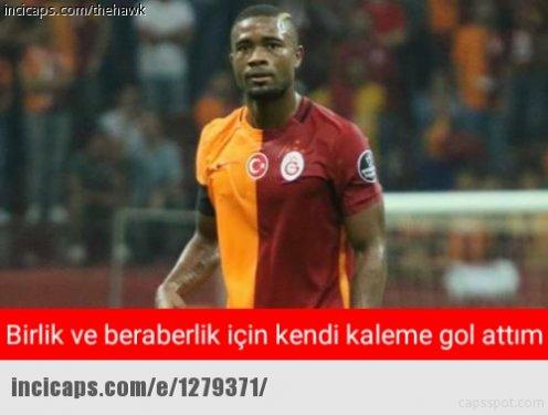 Galatasaray kupayı aldı capsler patladı