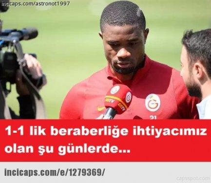 Galatasaray kupayı aldı capsler patladı