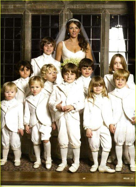 Ebeveynlerinin düğününü gören ünlü çocuklar