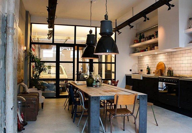 Endüstriyel ev dekorasyonu