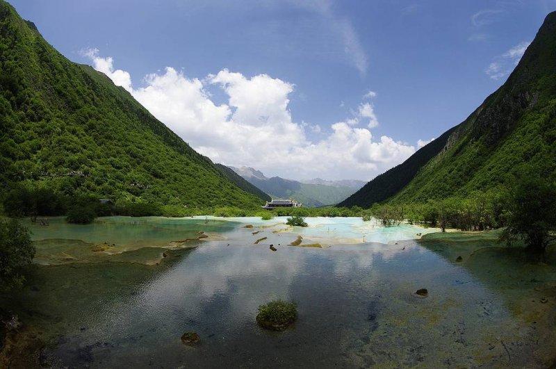 Çin'in sarı travertenlerine yoğun ilgi 
