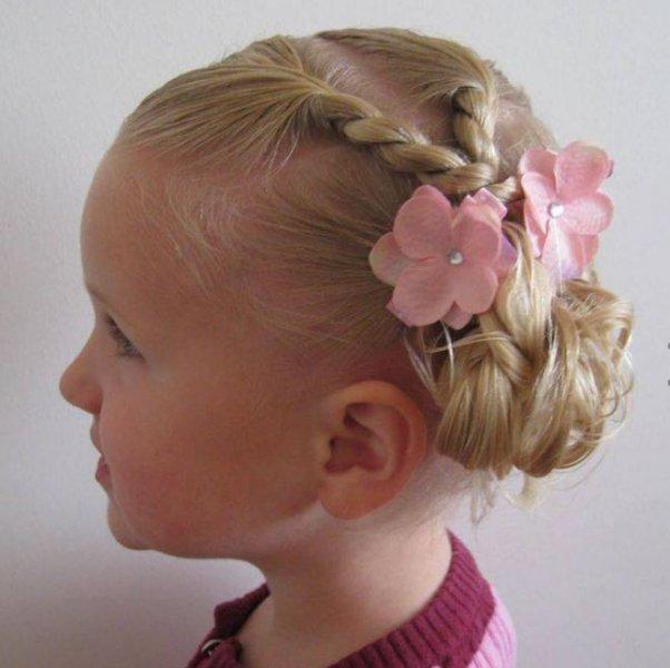 Kız çocukları için farklı saç örgü modelleri 