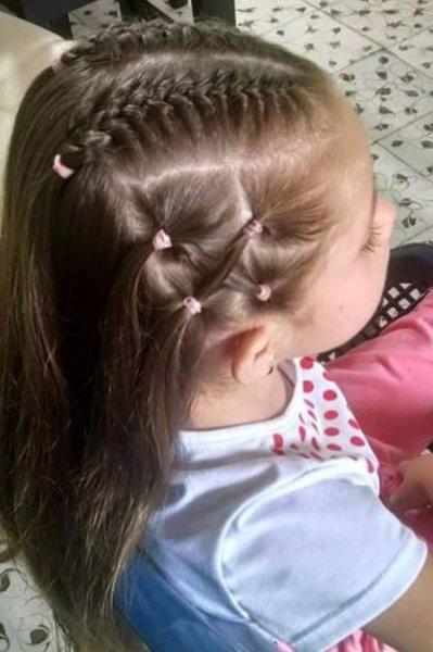 Kız çocukları için farklı saç örgü modelleri 