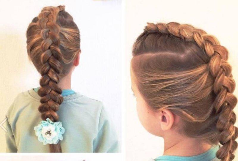 Kız çocukları için farklı saç örgü modelleri 