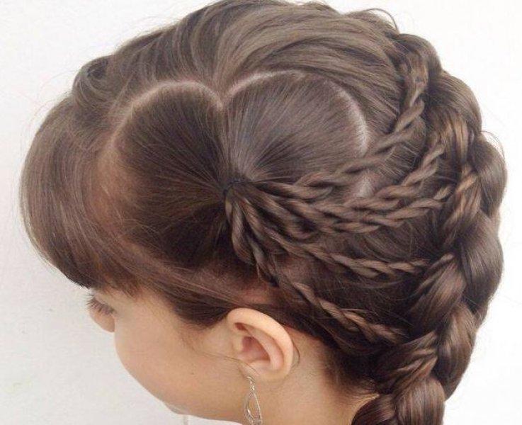 Kız çocukları için farklı saç örgü modelleri 