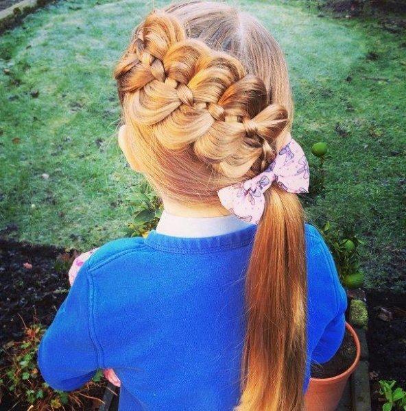 Kız çocukları için farklı saç örgü modelleri 