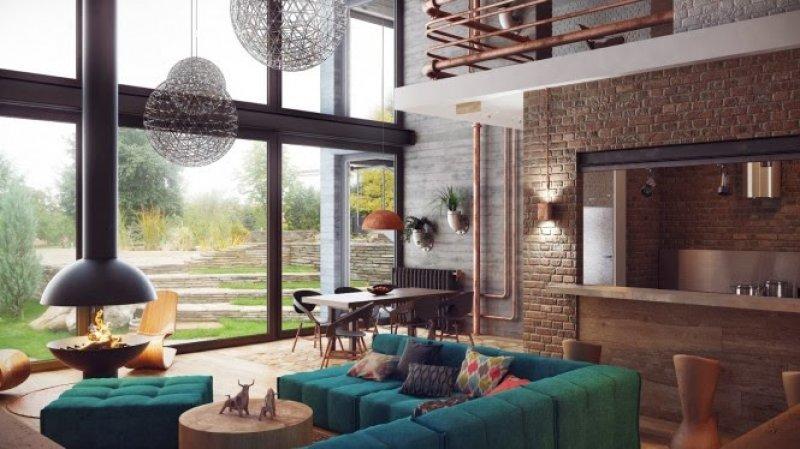 Dekorasyonda yeni trend: Loft evler 