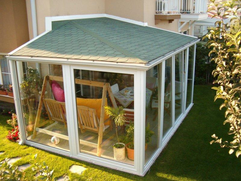 Kış bahçesi için dekorasyon fikirleri