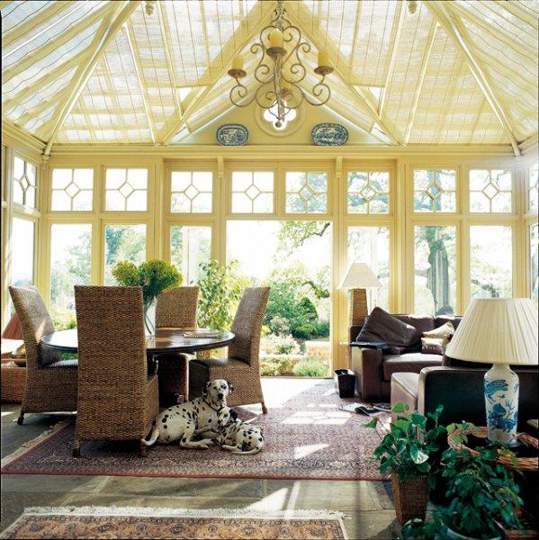 Kış bahçesi için dekorasyon fikirleri