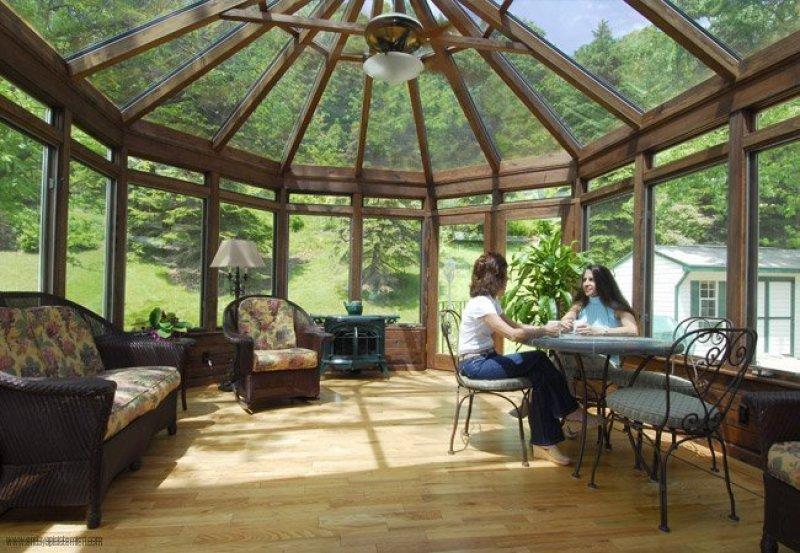 Kış bahçesi için dekorasyon fikirleri