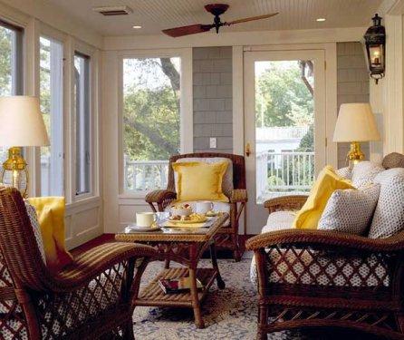 Kış bahçesi için dekorasyon fikirleri