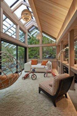 Kış bahçesi için dekorasyon fikirleri