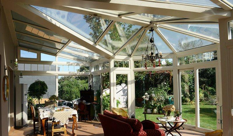 Kış bahçesi için dekorasyon fikirleri