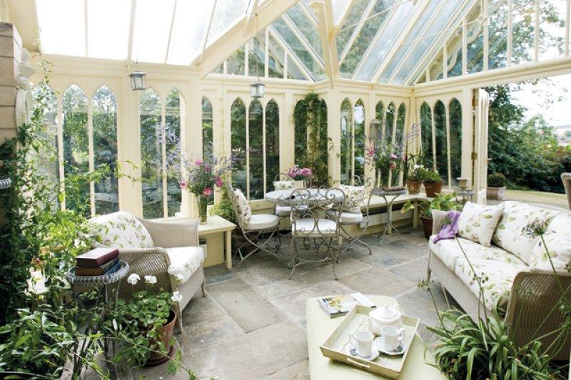 Kış bahçesi için dekorasyon fikirleri