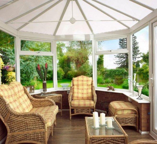 Kış bahçesi için dekorasyon fikirleri