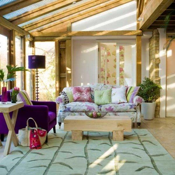 Kış bahçesi için dekorasyon fikirleri