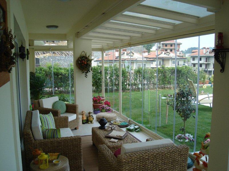 Kış bahçesi için dekorasyon fikirleri