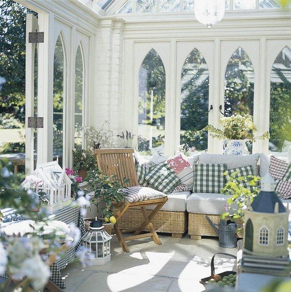 Kış bahçesi için dekorasyon fikirleri