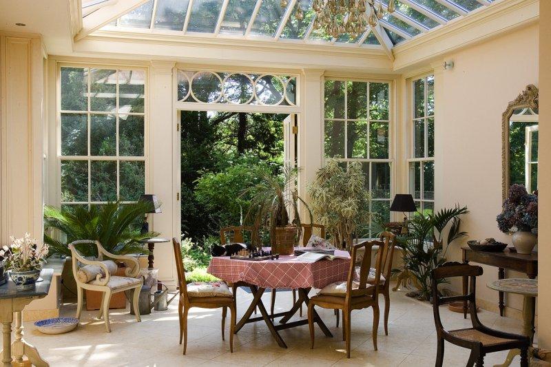 Kış bahçesi için dekorasyon fikirleri