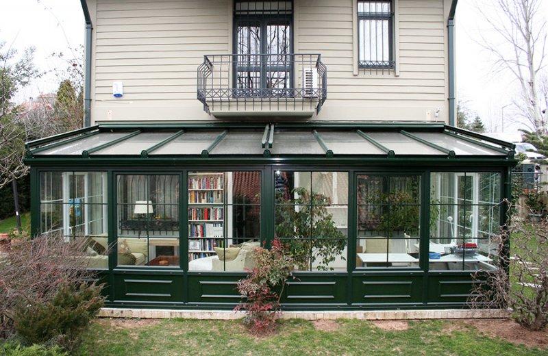 Kış bahçesi için dekorasyon fikirleri