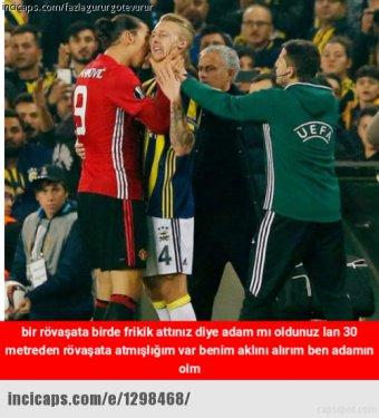 Fenerbahçe-Manchester maçı Caps'leri