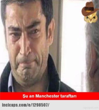 Fenerbahçe-Manchester maçı Caps'leri