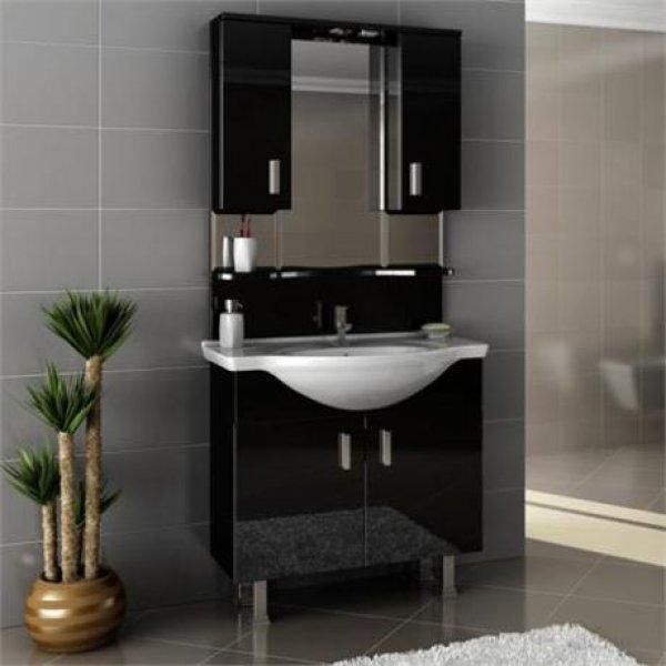 Dekorasyonda siyah banyo modelleri