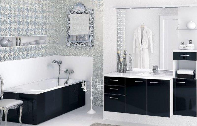 Dekorasyonda siyah banyo modelleri