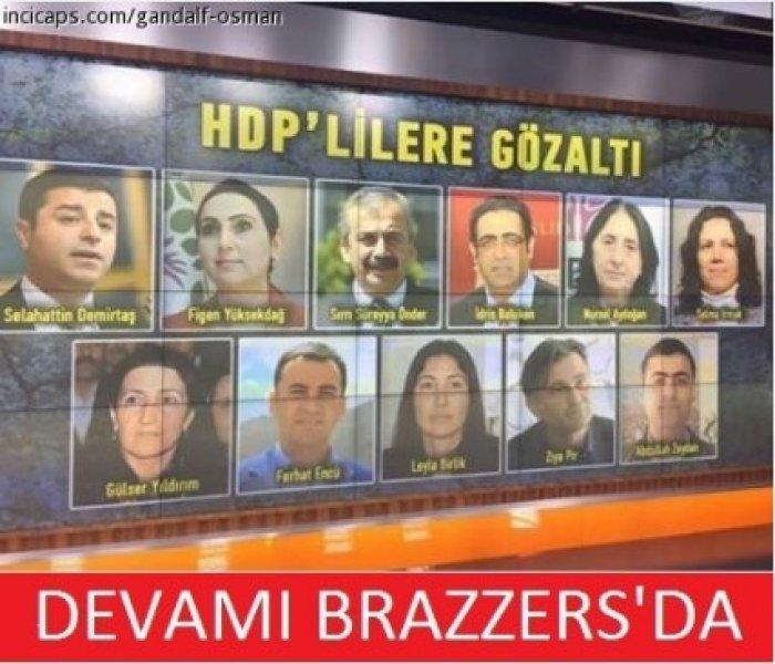 HDP'li Milletvekillerinin gözaltına alınmaları caps oldu