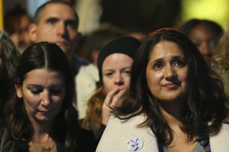 Clinton taraftarlarından kareler