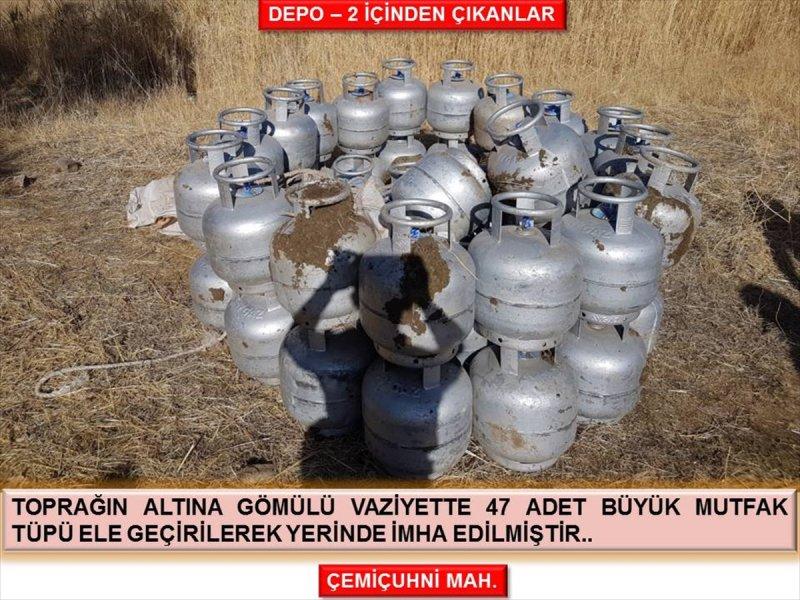 Şırnak'ta terör örgütüne ait çok sayıda mühimmat bulundu