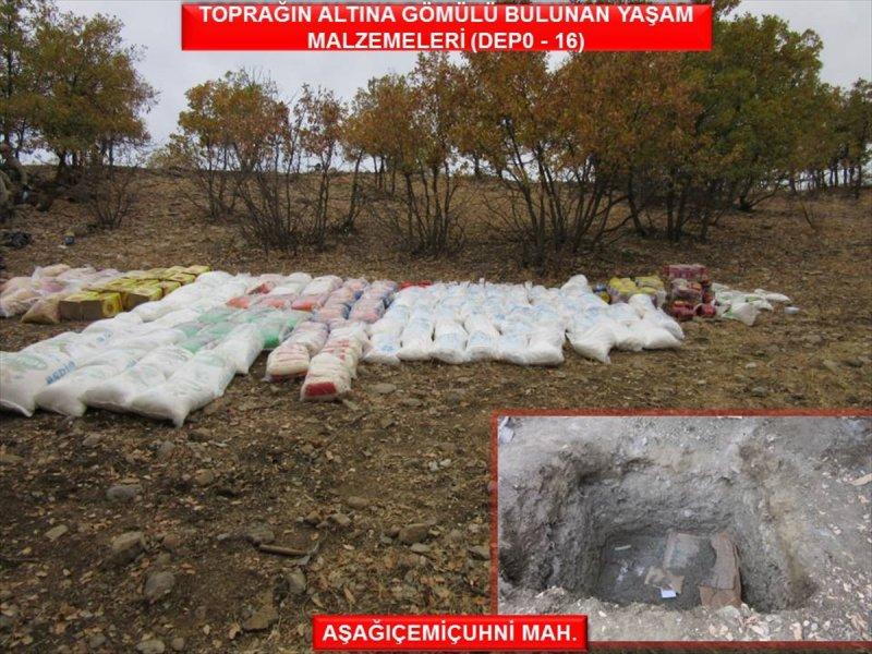 Şırnak'ta terör örgütüne ait çok sayıda mühimmat bulundu