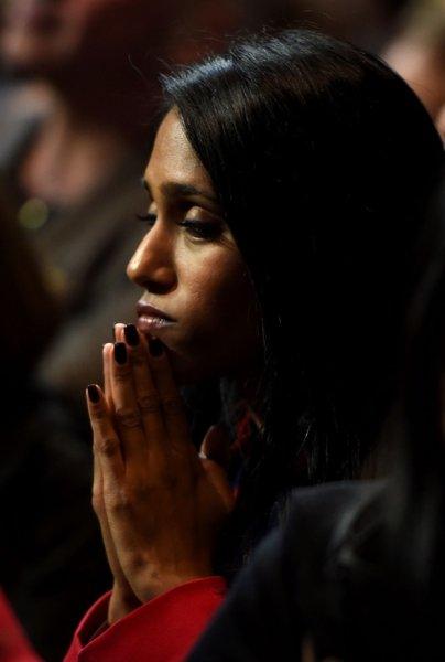 Clinton taraftarlarından kareler