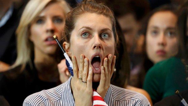 Clinton taraftarlarından kareler