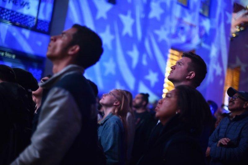 Clinton taraftarlarından kareler