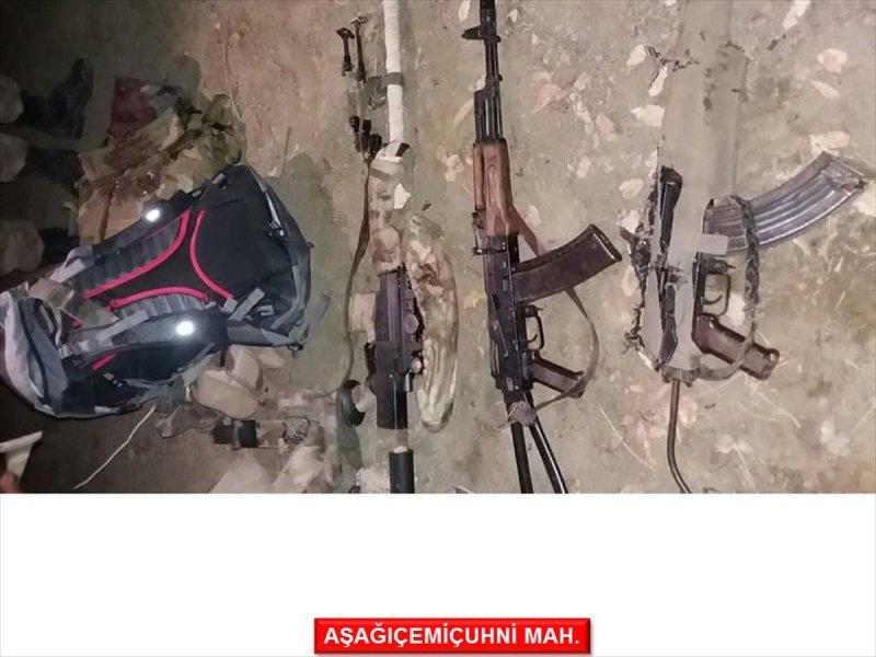 Şırnak'ta terör örgütüne ait çok sayıda mühimmat bulundu