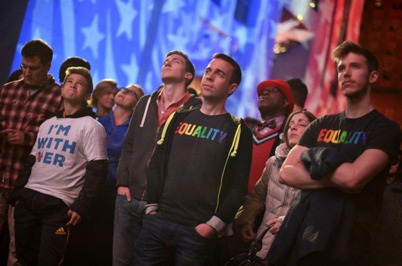 Clinton taraftarlarından kareler