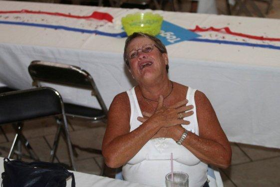 Clinton taraftarlarından kareler