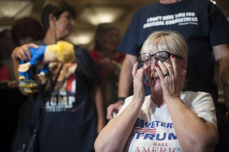 Clinton taraftarlarından kareler