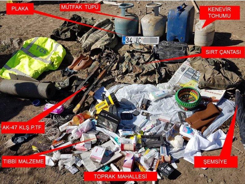 Şırnak'ta PKK mühimmatları ele geçirildi