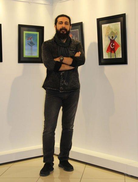 İranlı sanatçıdan muhteşem 15 Temmuz çizimleri